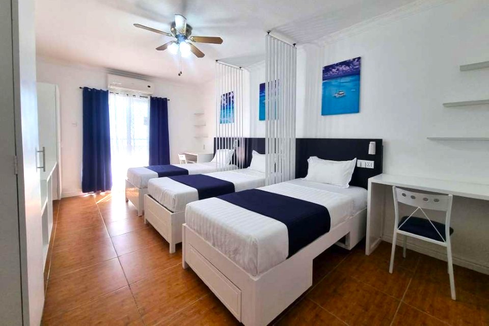 Cebu Blue Ocean Academy3人部屋